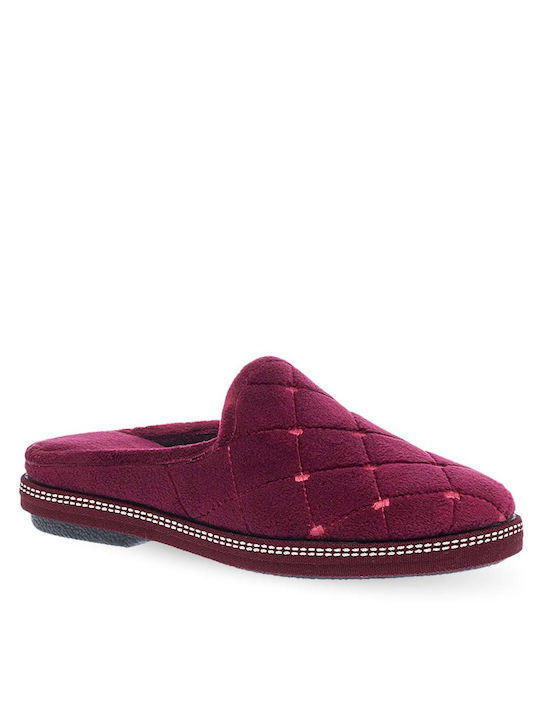 Parex Winter Women's Slippers in Burgundy color