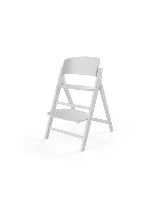 Cybex Click & Fold Scaun Înalt De Masă Bebe Pliabil 4 În 1 Cu Înălțime Reglabilă Alb Complet