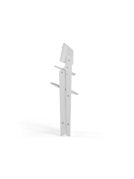 Cybex Click & Fold Scaun Înalt De Masă Bebe Pliabil 4 În 1 Cu Înălțime Reglabilă Alb Complet