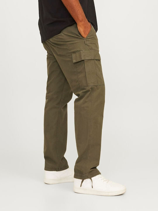 Trousers Cargo in Relaxed Fit Olive