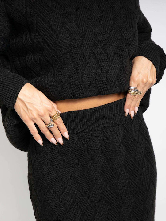 Set mit Rock Black