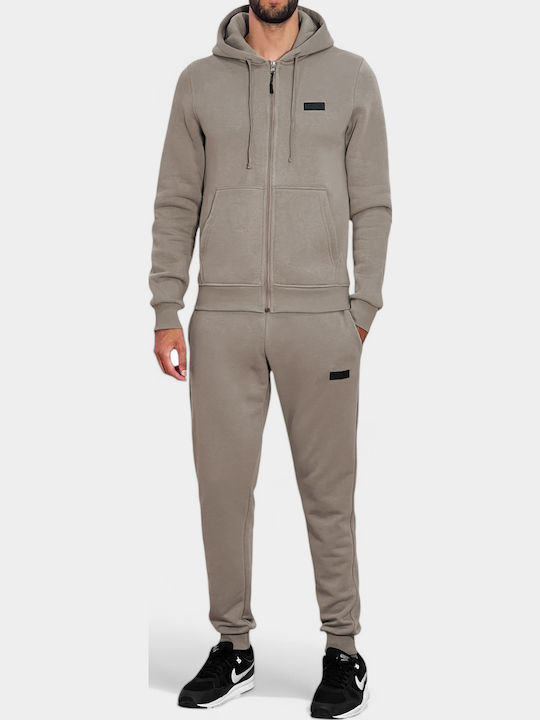 Sweatpants with Elastic Stone Grey