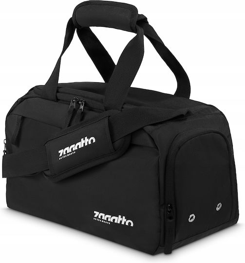 Zagatto Sack Reise 16lt Schwarzes Stoff Reisegepäck 20x25cm