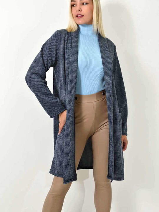 Potre Lang Damen Blazer Dark blue