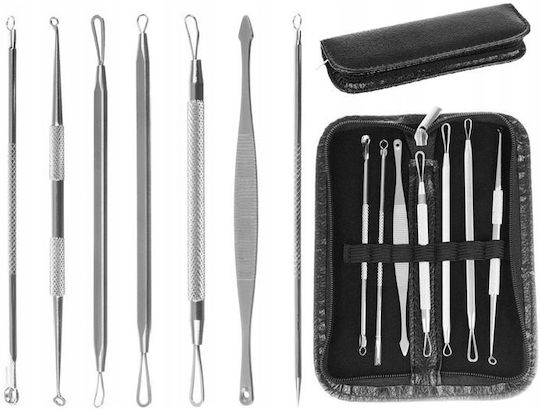 7 Instruments Kit Zola Stainless Steel Cosmetics Blackhead Blackhead Extraction Black