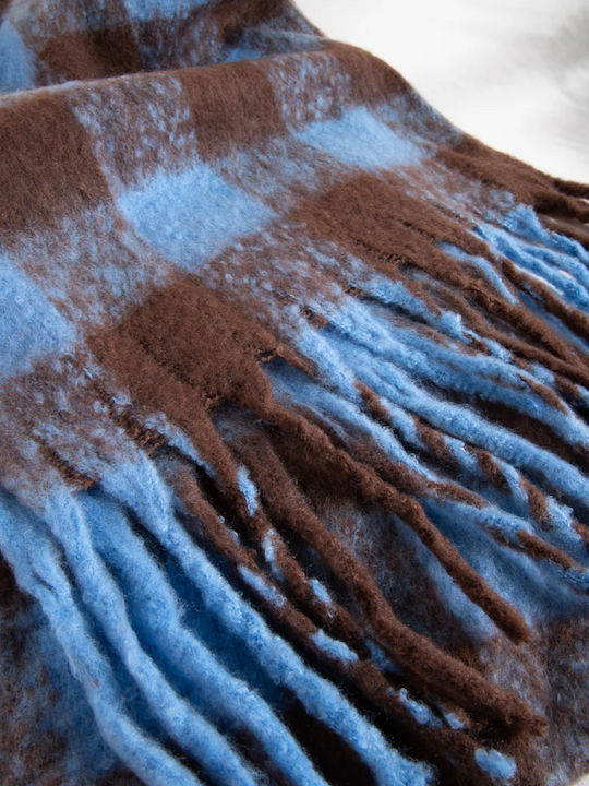 Fular pentru femei Blue/Brown