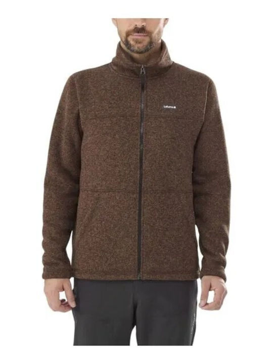 Lafuma Cali Men's Fleece Cardigan with Zipper Brown