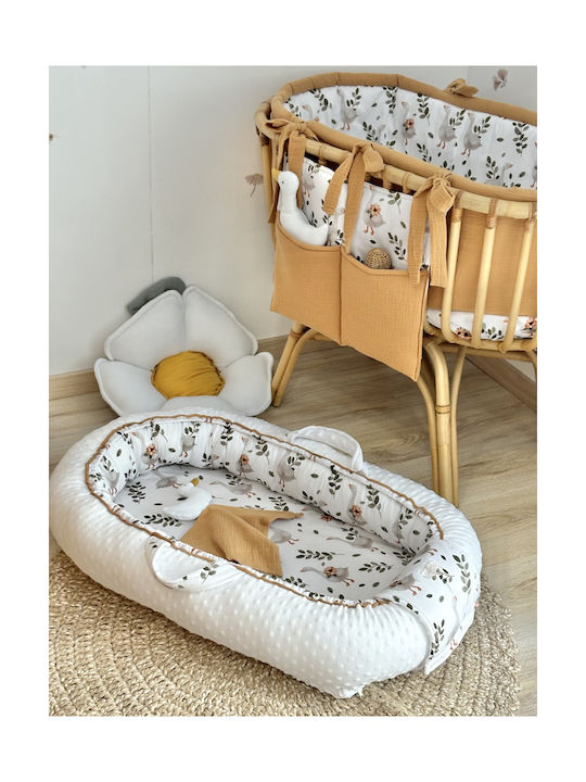 Velvet White Βρεφικό Μαξιλάρι Φωλιά White