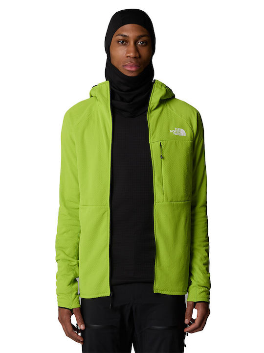 The North Face Full Men's Hooded Cardigan with Zipper Green