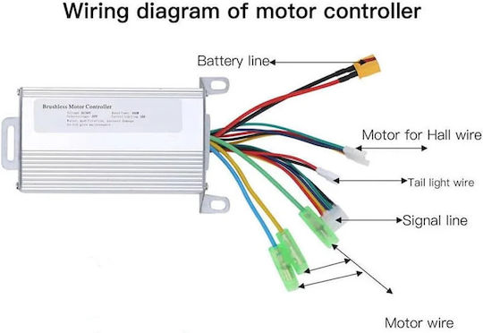 Lenzod Electronics 36v 16a 350w Ersatzteil für Elektro-Roller EC-017