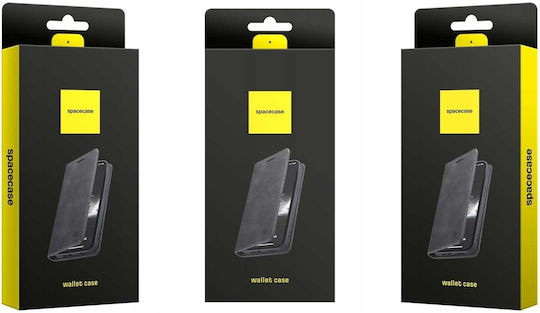 Spacecase Wallet Synthetisches Leder / Silikon Schwarz (Google Pixel 9 Pro XLOnePlus 9 Pro)