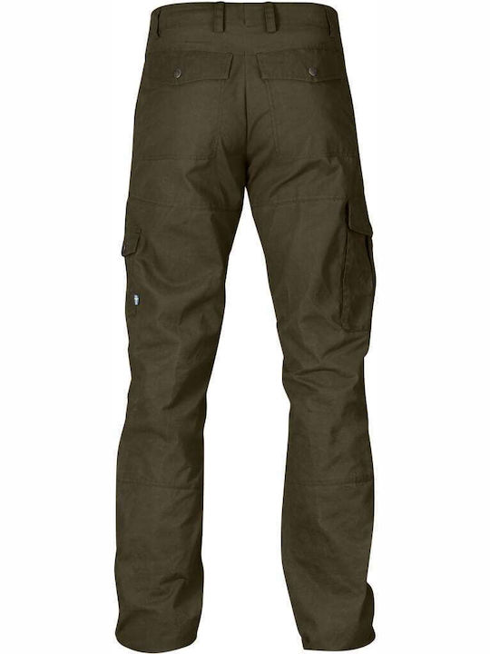 Fjallraven Bărbați Lung Pantaloni de drumeție Verde