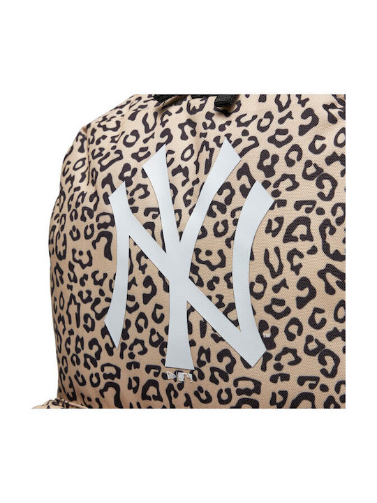 New Era New York Yankees All Over Print Stadium Rucsac Bej 17lt