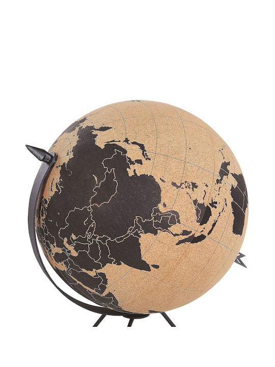 Brown Cork Globe 35 Cm Battuta