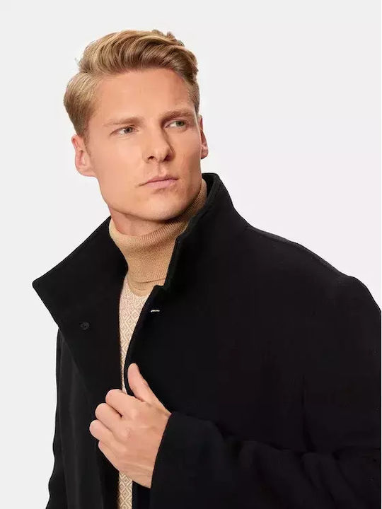 Herren Mantel Black