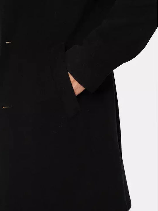Herren Mantel Black