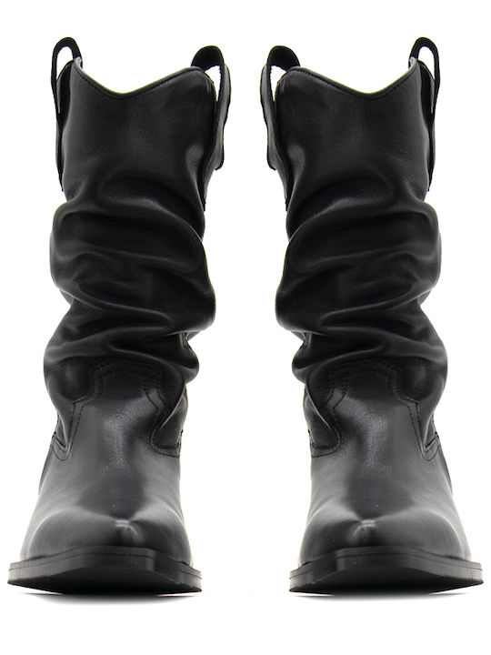 Leather Women's Boots Black