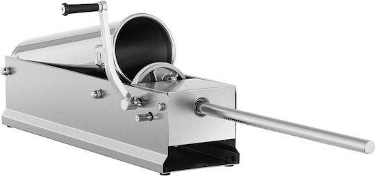 Manual Horizontal Sausage Stuffer Filler 7 L + 4 Funnels