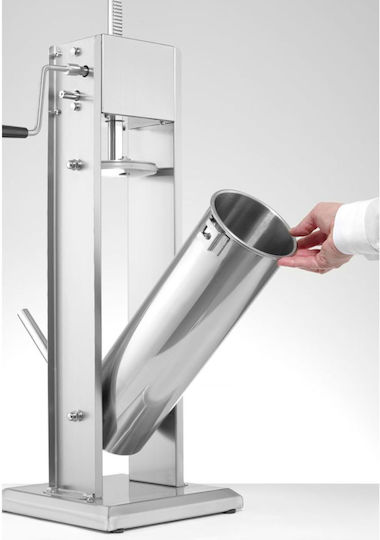 Vertical Sausage Filler Stainless Steel Profi Line 7l Hendi 282090