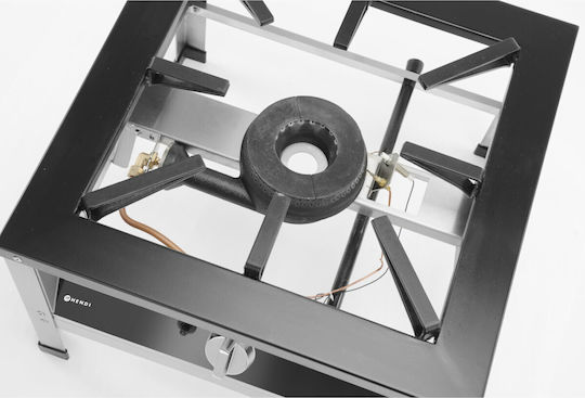 Gas Heating Burner Natural Gas Propane Xl 10.8 Kw Kitchen Line Hendi 147276