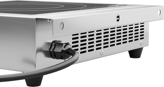 Преносим индукционен котлон 1 зона на нагряване 28 см диаметър LCD 3500 W