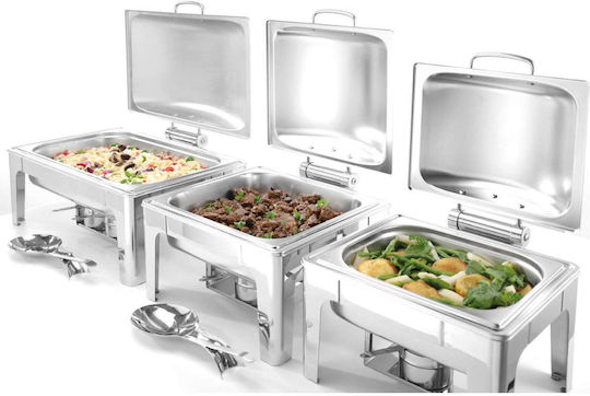 Food Warmer Candle Paste Satin Stainless Steel Gn 2/3