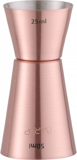 Διπλή Μεζούρα Ποτών με Χωρητικότητα 50/50ml Copper 8711369596548
