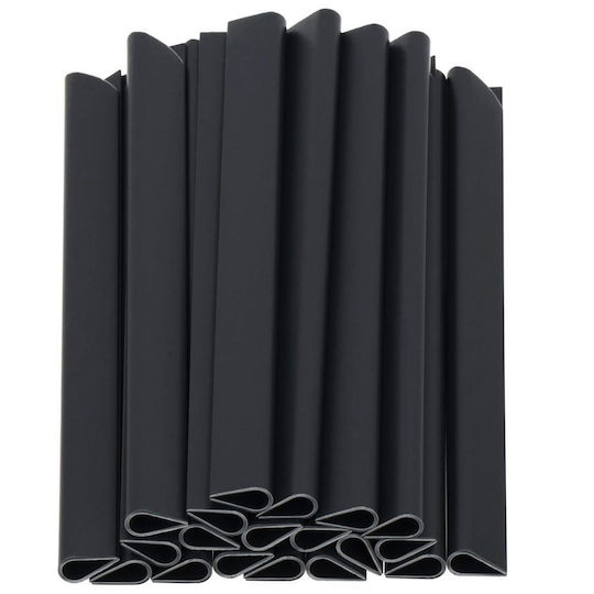 Set 20 Fence Panel Clips Garden Privacy Dark Gray