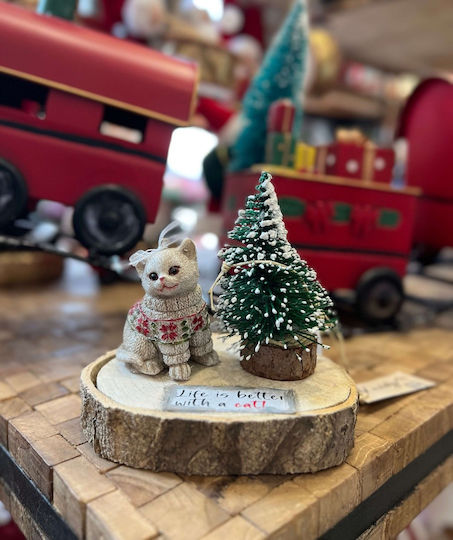 LiebeQueen Holz Neujahrs Glücksbringer