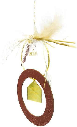 LiebeQueen Amulet Casa Portocaliu din Plexiglas 1buc