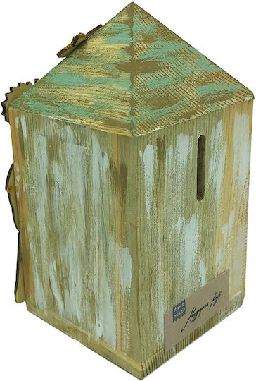 LiebeQueen Tabletop Lucky Charm with Wishes Beige made of Wood 1pcs