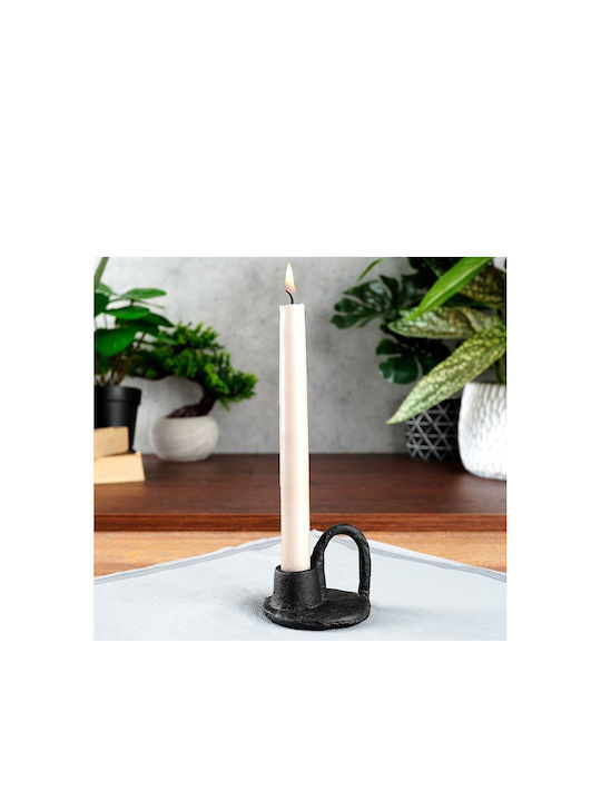 Candle Holder Metal in Black Color 6x6cm 1pcs