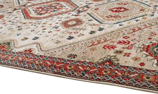 Polcarpet Oriental Kazak 714 Schlafzimmer-Teppichsets Modern Farbe Beige Rose 3 Stück
