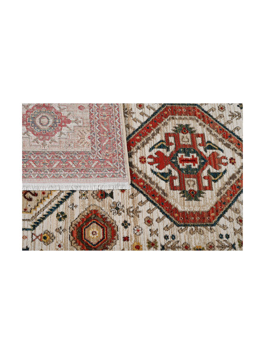 Polcarpet Oriental Kazak 714 Σετ Μοντέρνα Χαλιά Κρεβατοκάμαρας Beige Rose orientalkazak714beigebedset 3τμχ