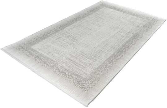 Platinum Rug 8088 White Grey 200x290 Polcarpet