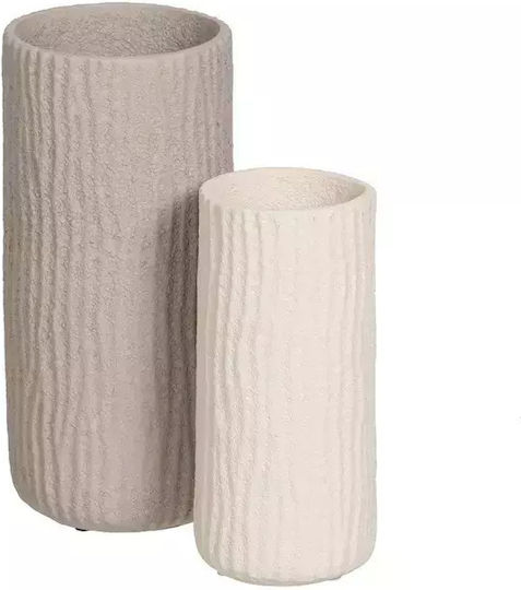 Ixia Regal Keramik Vase Grau Abmessung 13xY28cm