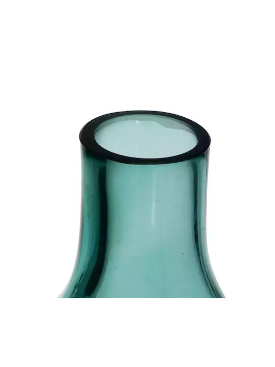 Ixia Regal Διακοσμητικό Βάζο Γυάλινο Πράσινο 12.5x10xΥ25cm