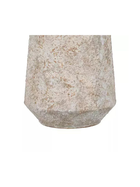 Ixia Regal Διακοσμητικό Βάζο Μεταλλικό Μπεζ 20xΥ45cm