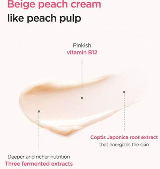 Anua Peach 77% Cremă Hidratantă Rich de Față cu Colagen și Ceramide 50ml