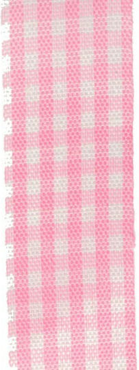Ntampoudis material textil Panglică Carou cu lățime 10mm