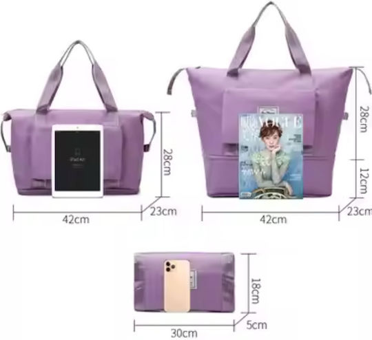 R&J Sack Voyage 35lt Pink Fabric L42xW23xH28cm
