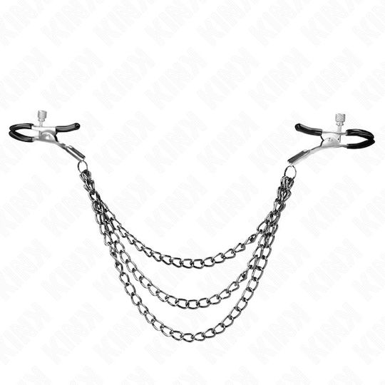 Kink Nipple Clamps in Black Color