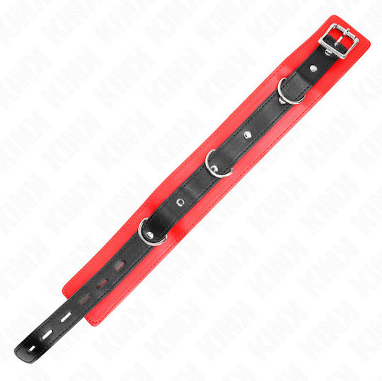 Kink Halsband in Rot Farbe