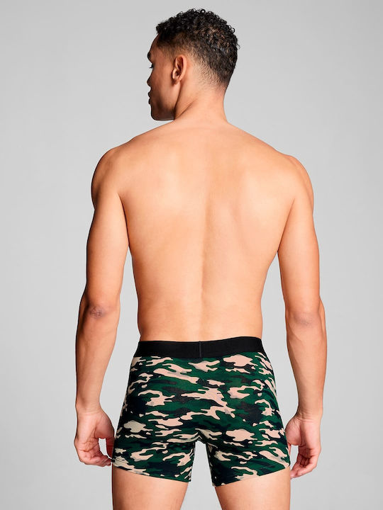Men's Boxers Black Green Combo Camo 2Pack