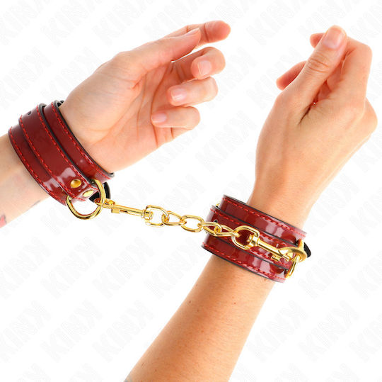 Kink Handcuffs in Red Color