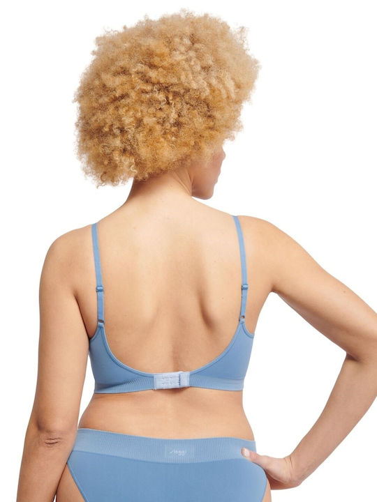 Sloggi Women's Bra without Padding Light Blue