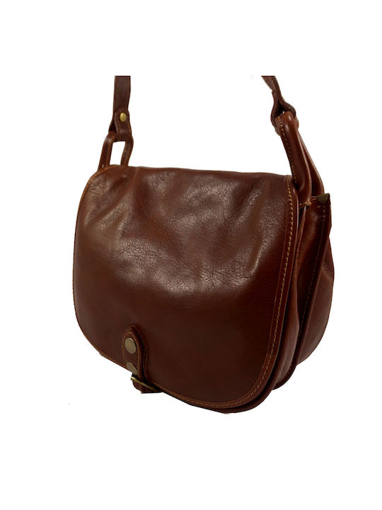 Mybag Leather Women's Bag Crossbody Tabac Brown