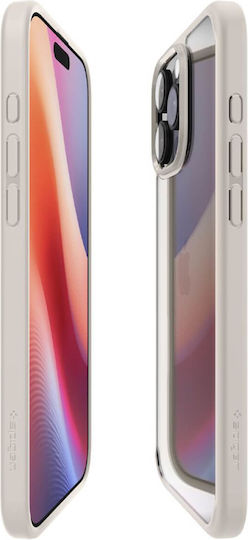 Spigen Ultra Hybrid Umschlag Rückseite Kunststoff 2mm Natural Titanium (iPhone 17 Pro Max / iPhone 17 Pro / iPhone 16 Pro Max)