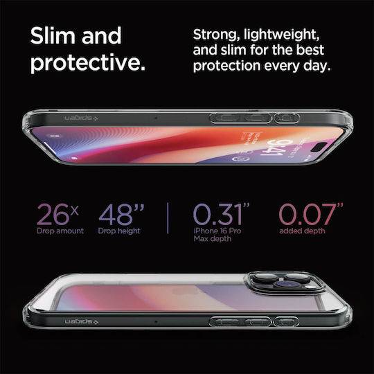 Spigen Ultra Hybrid Back Cover Plastic 2mm Space Crystal (iPhone 16 Pro Max)