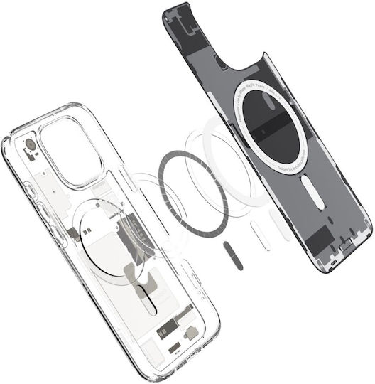 Spigen Ultra Hybrid Zero One (MagFit) Umschlag Rückseite Kunststoff 2mm Natural Titanium (iPhone 17 Pro Max / iPhone 17 Pro / iPhone 16 Pro Max)